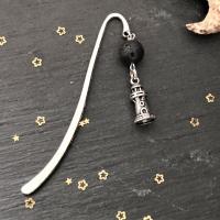 Marque page petit phare perle noire lave 1 