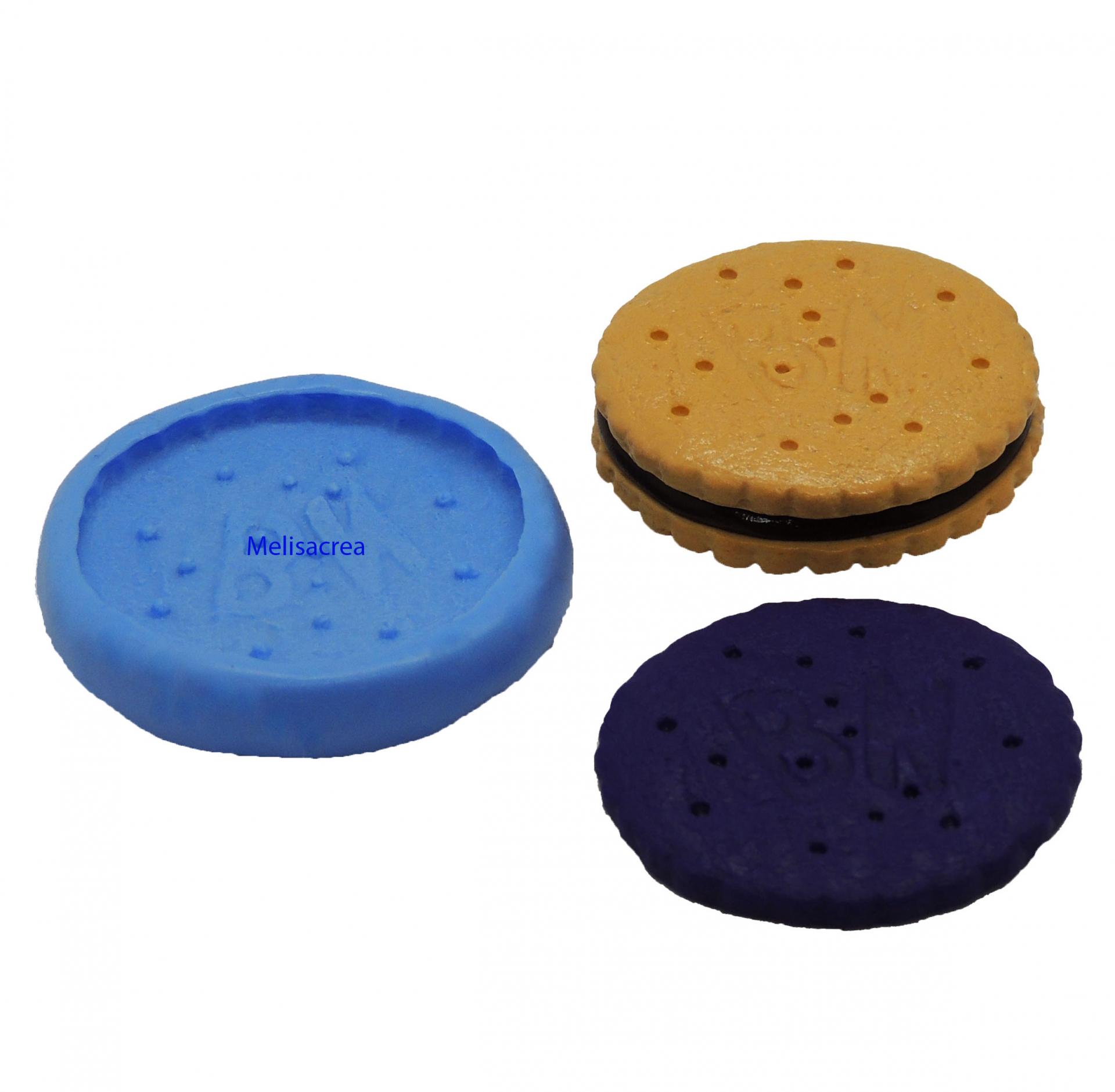 Mini Moule Biscuit Bn Sourire 36mm - Moule fimo - Creavea