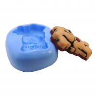 Moule en silicone chien marron coeur clair 1 