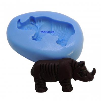 Moule en silicone petit rhinoceros