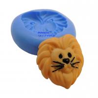 Moule en silicone petite tete de lion mesure