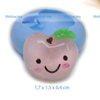 Moule en silicone pomme pour creation en pate polymere