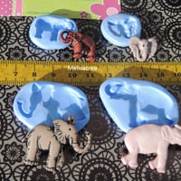 Pates polymeres et accessoires 4 moules silicone elephant 896381 m lot elephant 81e46 big