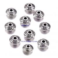 Perle en metal toupie separateur 2 