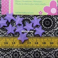 Perles en plastique lot de 20 perles etoiles mauve 1286965 perle etoile giuve2 a1f2a big