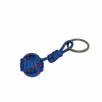 Pomme de touline bleu a points rouge 3 