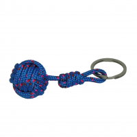 Pomme de touline bleu a points rouge 5 