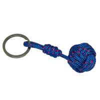 Pomme de touline bleu a points rouge 6 