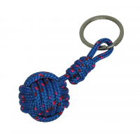 Pomme de touline bleu a points rouge 7 
