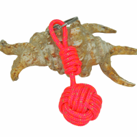 Pomme de touline multicolore rose fluo dore porte cles marin 5 