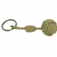 Pomme de touline porte cles style chanvre noeud marin 1 