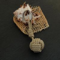 Pomme de touline style chanvre noeud coulant