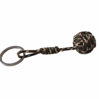 Porte cles pomme de touline camouflage noir marron vert beige 7 