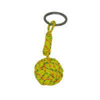 Porte cles pomme de touline jaune turquoise rose 2 