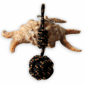 Porte cles pomme de touline noir 1 