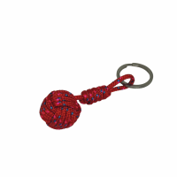 Porte cles pomme de touline rouge bleu rose 7 