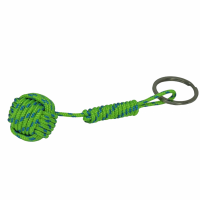 Porte cles pomme de touline vert et bleu 2 