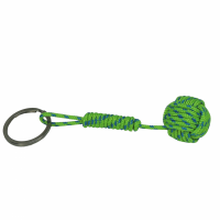 Porte cles pomme de touline vert et bleu 3 