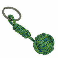 Porte cles pomme de touline verte et bleu 1 1 