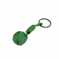 Porte cles pomme de touline verte et bleu 10 