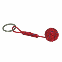 Porte cles pommede touline 6 rangs rouge bleu et rose 1 