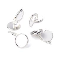 Support boucles d oreilles cabochon 12 mm argente 1 